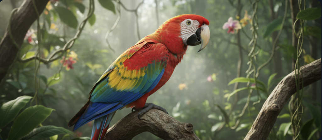 Wieso Papageien menschliche Worte imitieren können